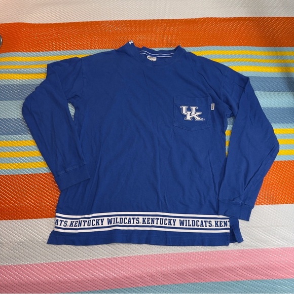 PINK Victoria’s Secret X 5th & Ocean Kentucky Wildcats L/S Tee Women’s Small - Picture 1 of 3